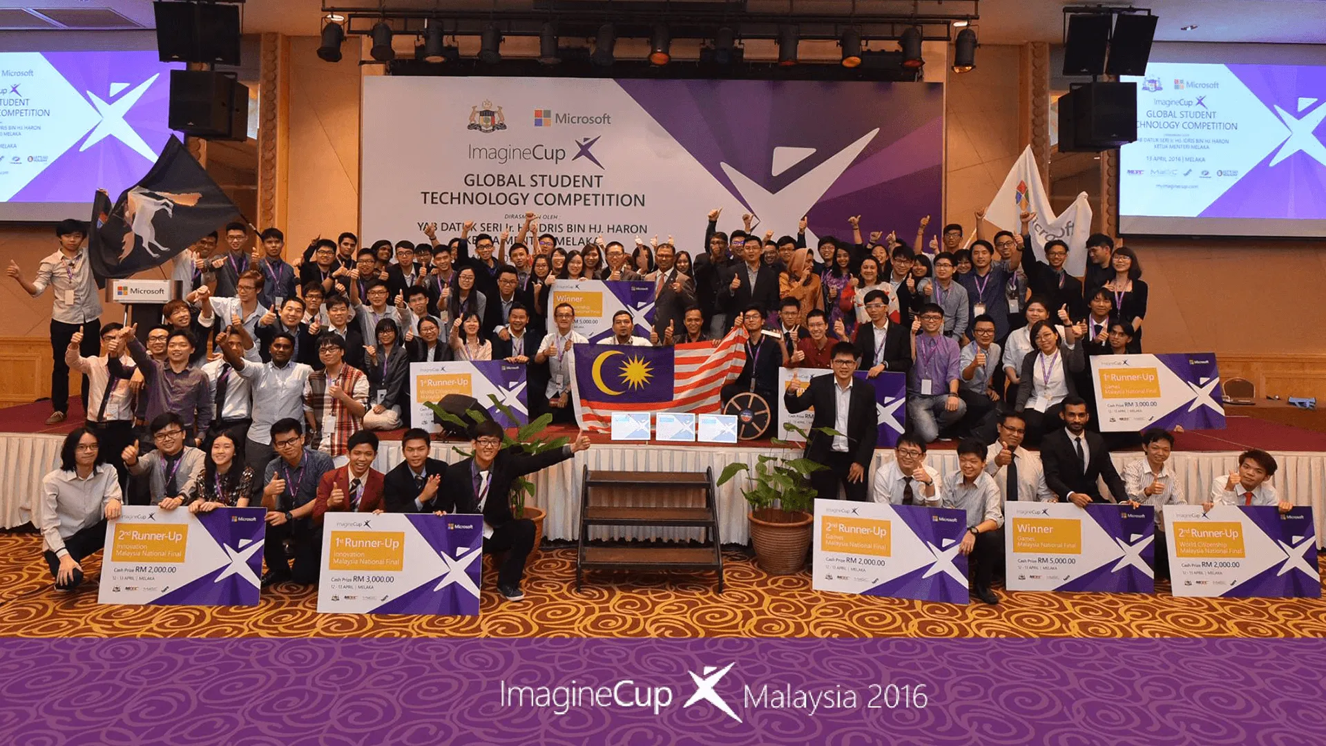 Microsoft Imagine Cup Malaysia 2016 Group Photo