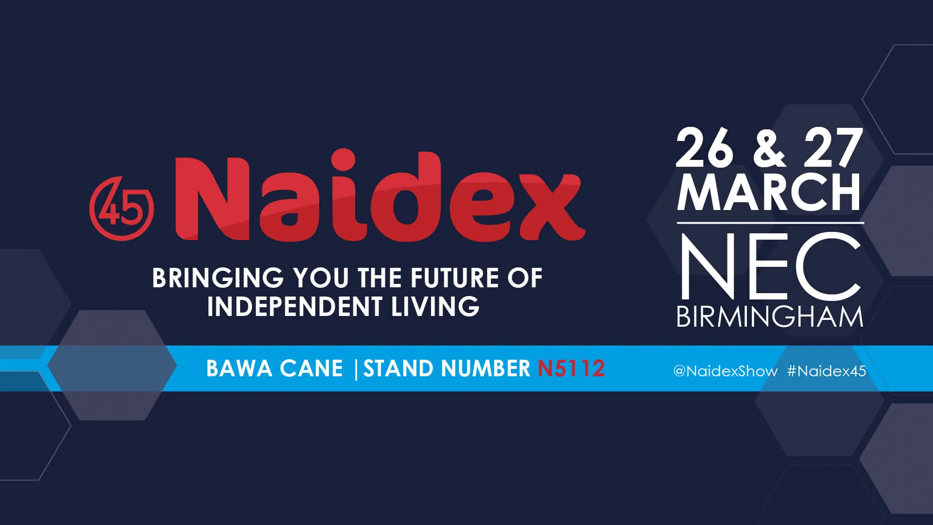 Naidex x BAWACane Header 2019