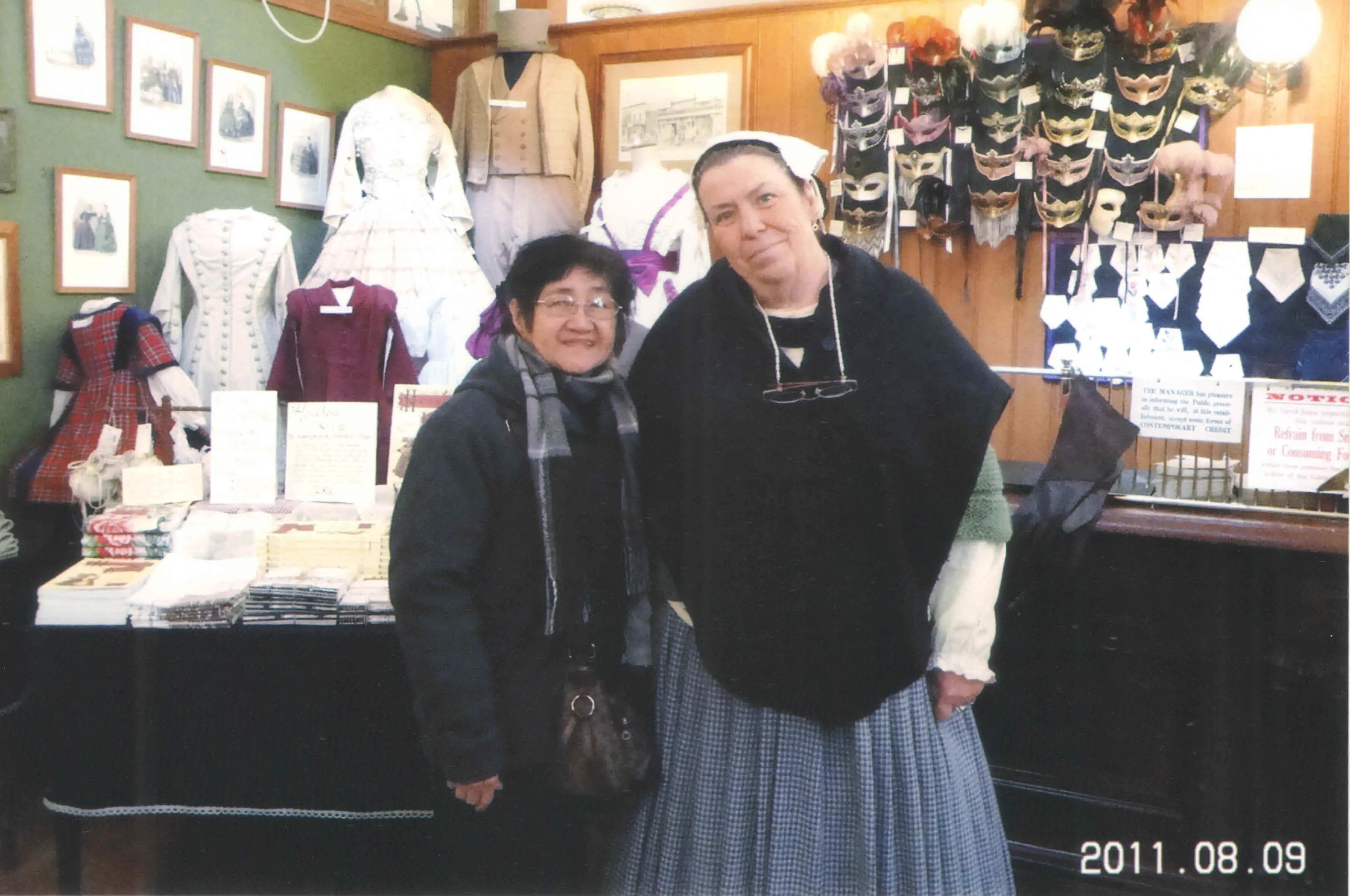 BAWA Cane blog: Care for our blind elderly parent - our grandma at Sovereign Hill, Australia.