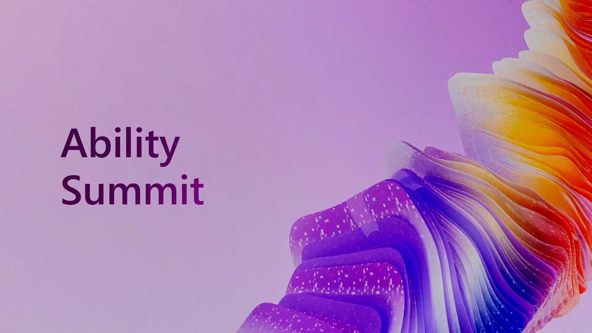 Ability Summit Event Banner