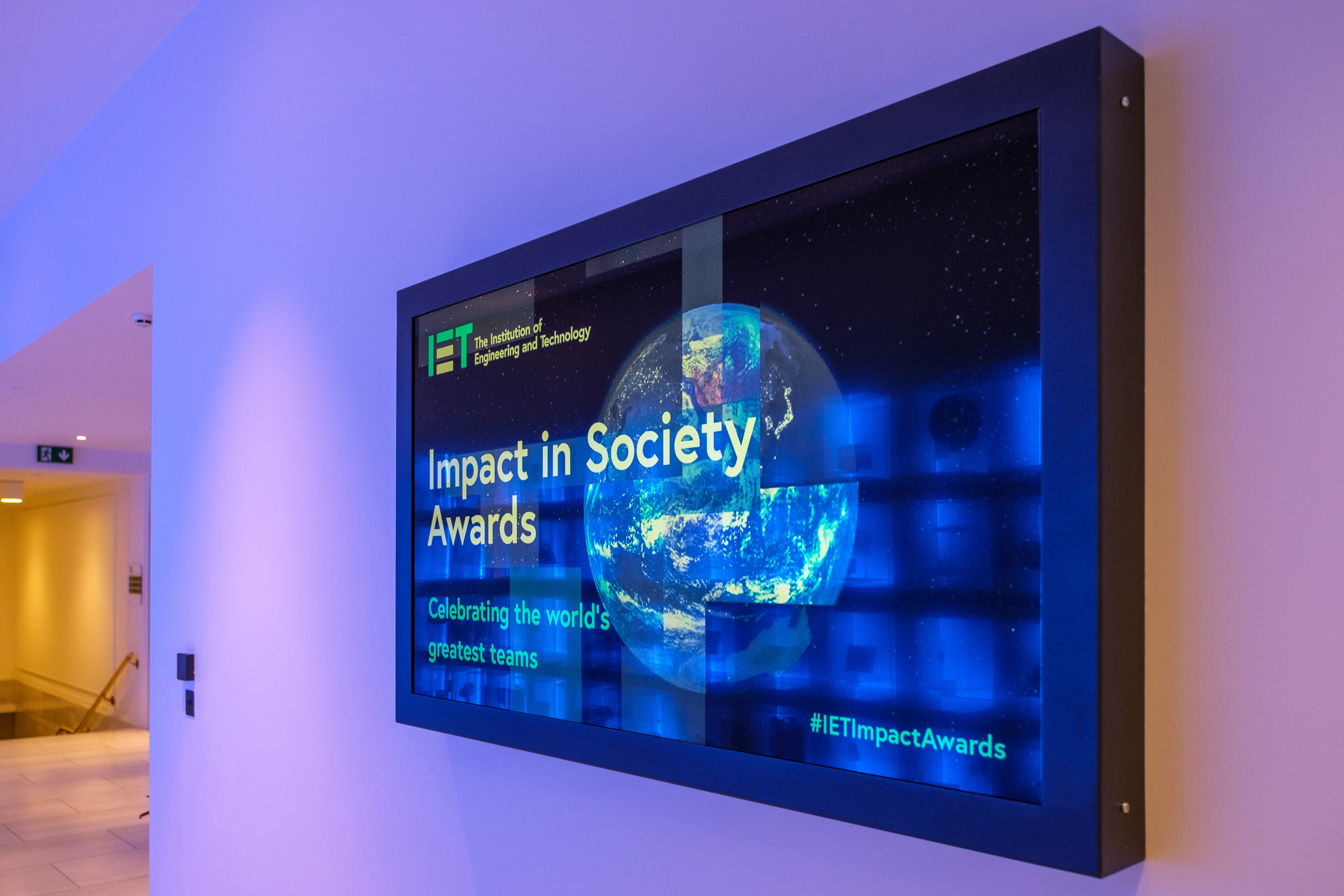IET Impact in Society Awards Event Poster